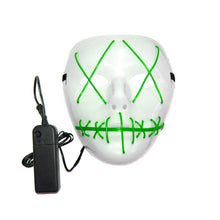 Load image into Gallery viewer, Frightening EL Wire Halloween Cosplay Led Mask Light Up Mask for Festival Parties