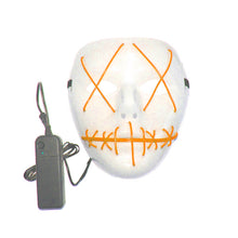 Load image into Gallery viewer, Frightening EL Wire Halloween Cosplay Led Mask Light Up Mask for Festival Parties